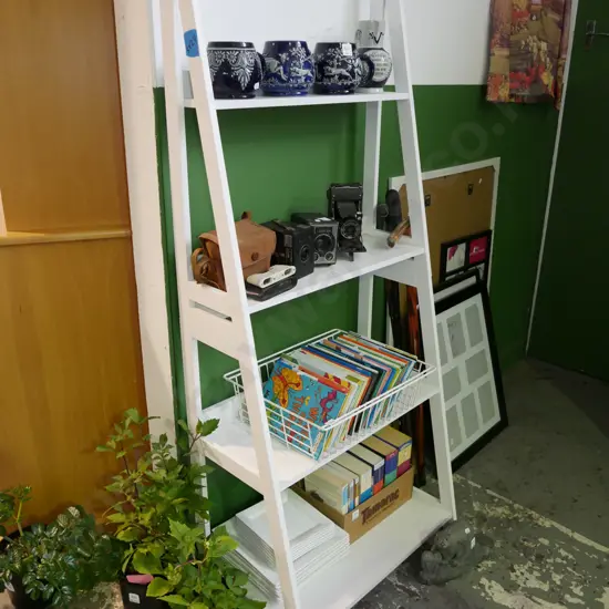 mdf and melteca A frame bookcase H-1520
