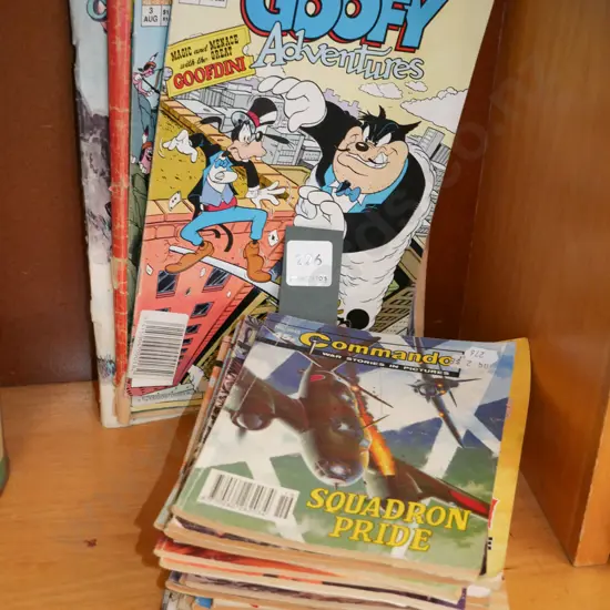 Commando magazines and other comics