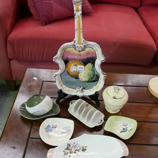 Carlton ware and other small dishes, ceramic Italian dish