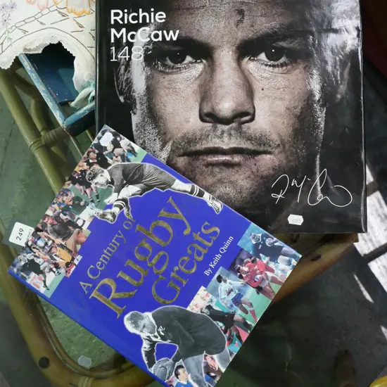 2x rugby books