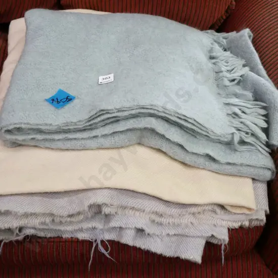 mohair and wollen blankets