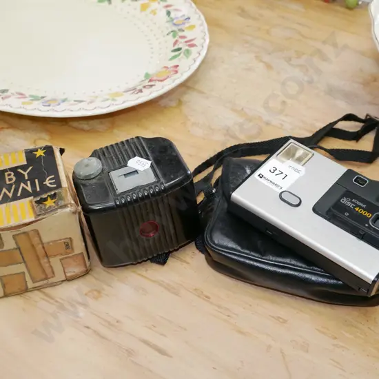 Kodak disc camera, early baby Brownie camera
