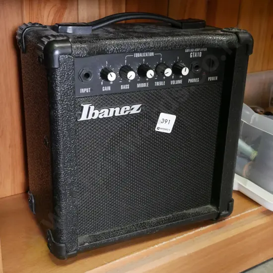 small Ibanez practice guitar amplifier