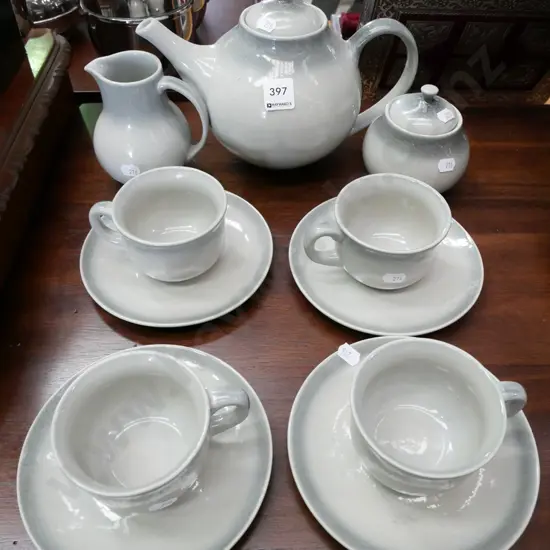Temuka Pottery coffee set
