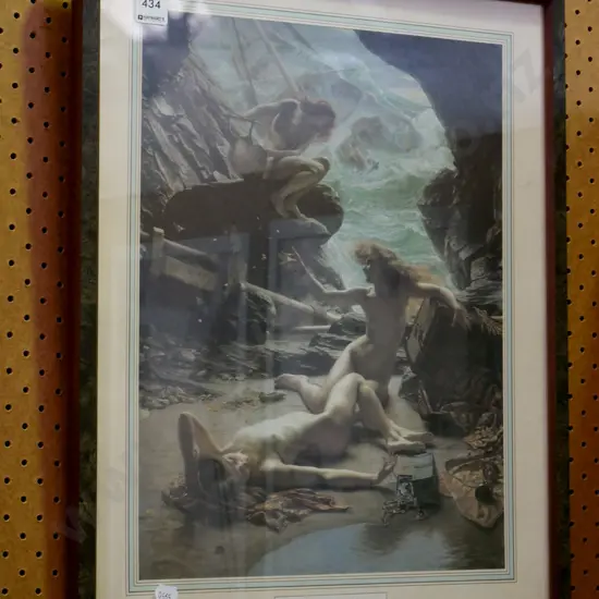 framed print - Cave of the Storm Nymphs