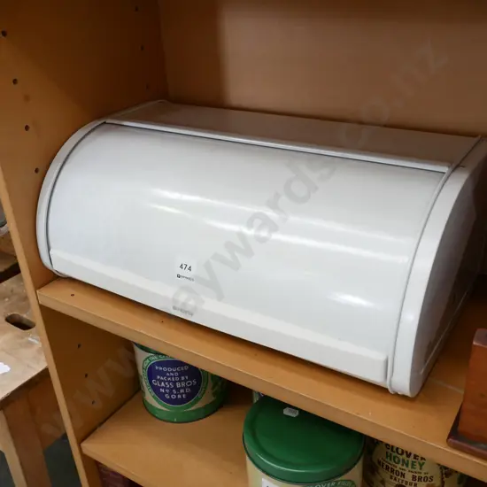 white bread bin