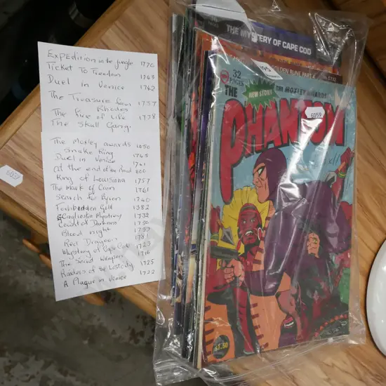 bag of Phantom comics