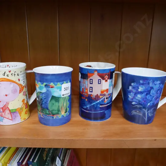 4x coffee mugs