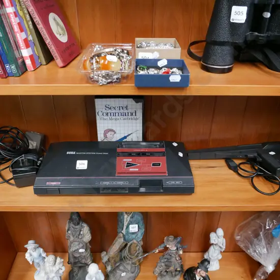 early Sega master system home computer game with secret command mega cartridge As Is No Returns