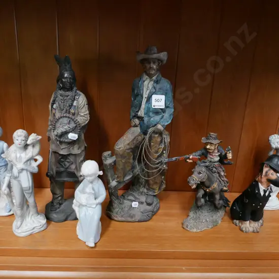 shelf of figurines Tallest 370