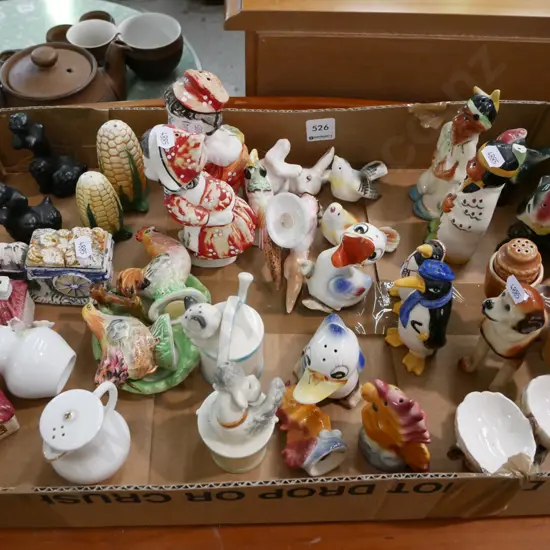 box of novelty salt and peppers