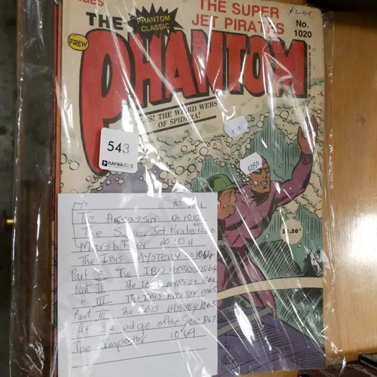 various Phantom comics