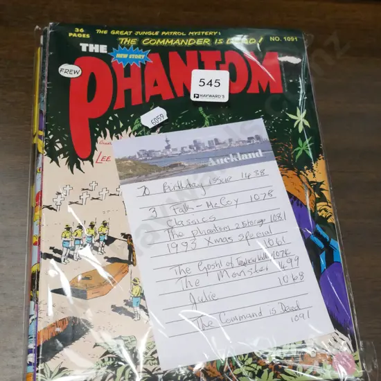various Phantom comics