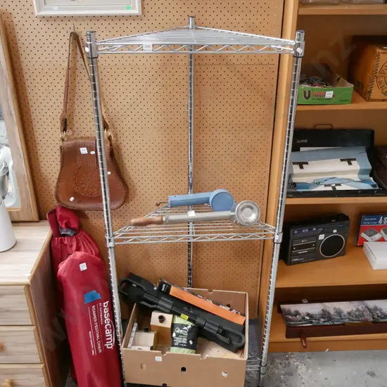 metal adjustable corner shelves H-1520 