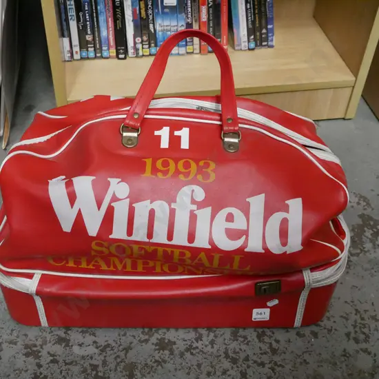 1993 Winfield softball championship holdall