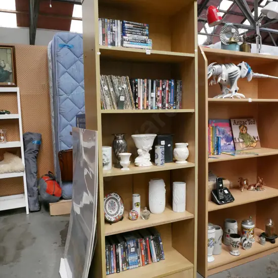 mdf faux wood veneer adjustable bookcase H-1770 W-640 D-300