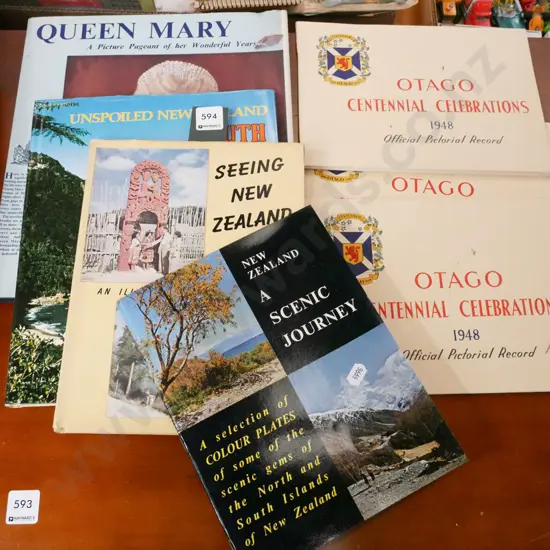 NZ books, Queen Mary publication, Otago Centennial books