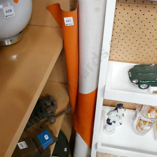 roll of orange vinyl