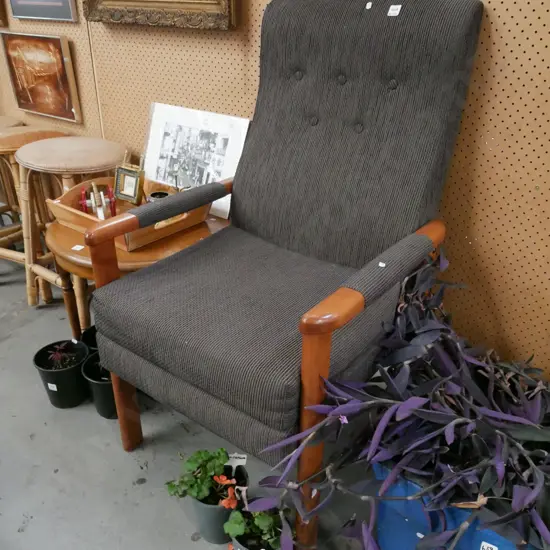 charcoal invalid's chair