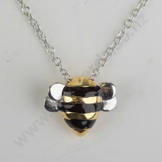 silver bug necklace chain stamped 925