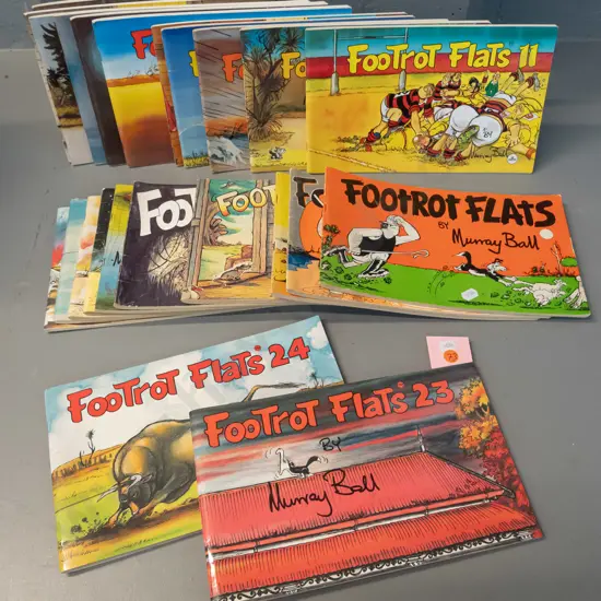 23 Footrot Flats books - 1 thru 21 complete, 123 and 124