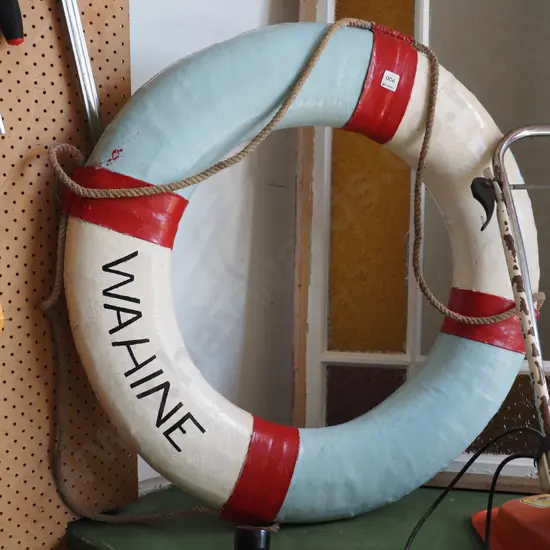 vintage life preserver - no provenance