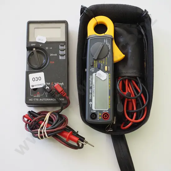 AC/DC clamp meter, voltmeter