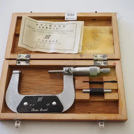wood cased Chinese micrometer