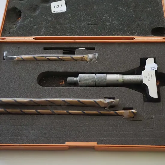plastic cased Japanese micrometer