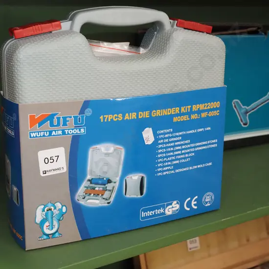 WUFU as-new 17 piece air die grinder kit
