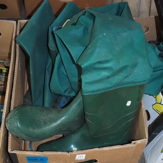 2x pairs of  11  waders