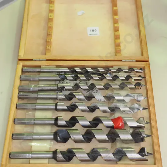 box of auger drill bits