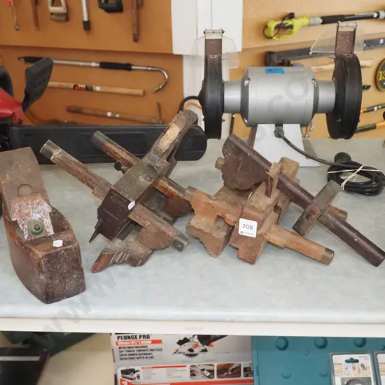 vintage moulding planes, hand plane, scriber