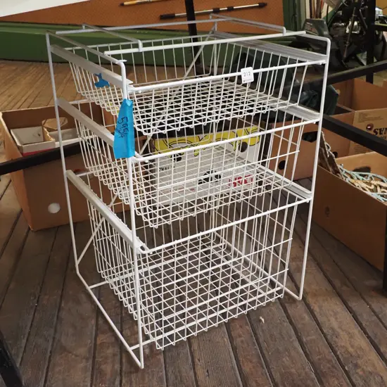 set of wardrobe wire basket drawers