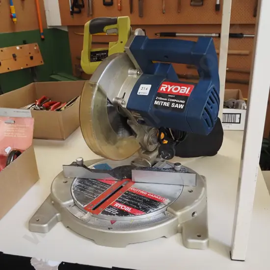 Ryobi 210mm compound mitre saw