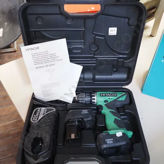 Hitachi 12V cased tool set