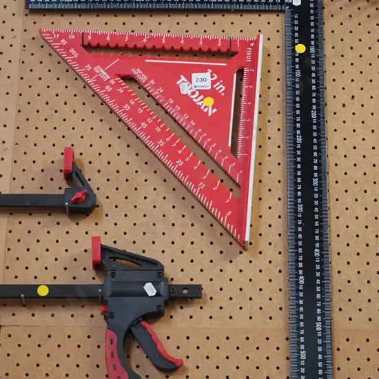 builder's square, 12" Trojan speed square - yellow dots