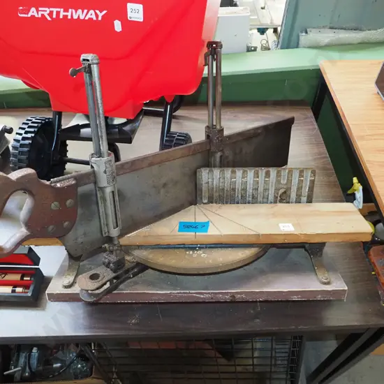 Stanley mitre saw on stand