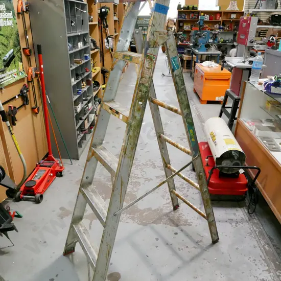 5 step aluminium ladder