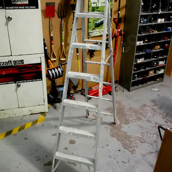 6 step aluminium ladder