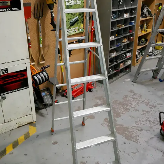 6 step aluminium ladder