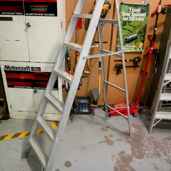 6 step aluminium ladder