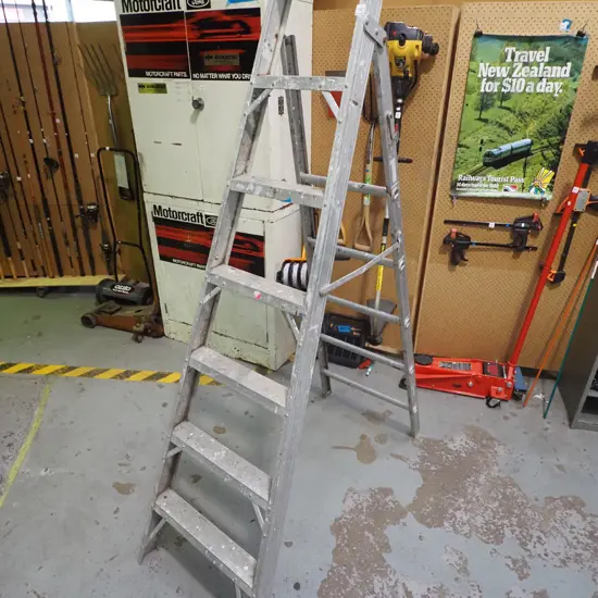 6 step aluminium ladder