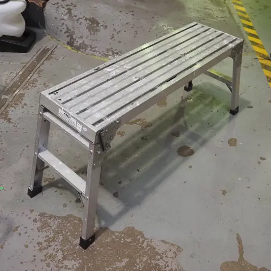 1000 x 350 aluminium platform