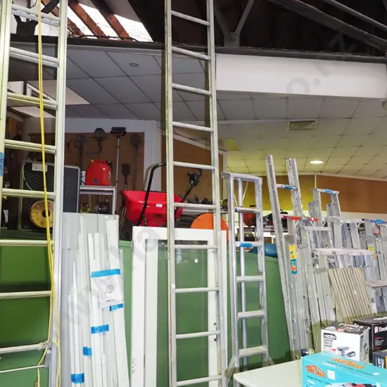 aluminium extension ladder