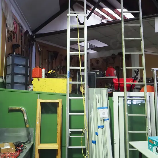 Erlich aluminium extension ladder