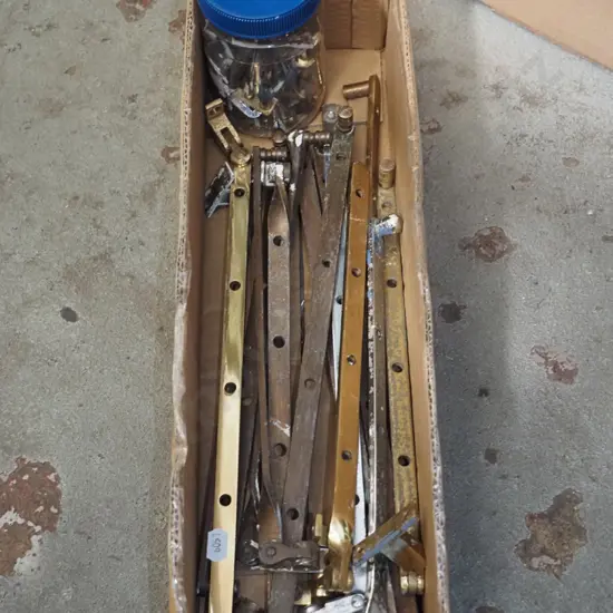 brass window hardware