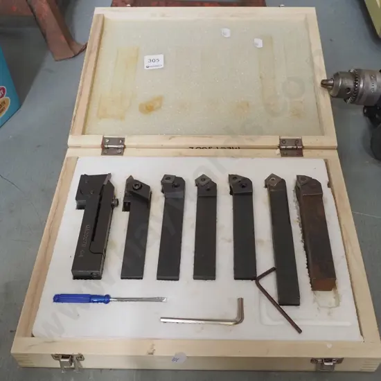 box; cased engineer's cutting tools
