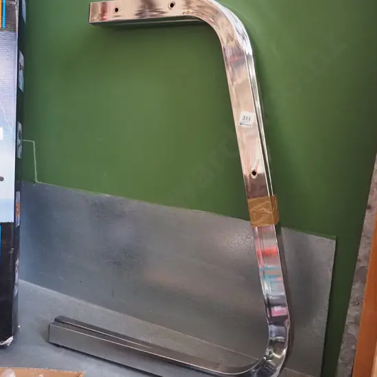 pair of chrome desk/leg frames