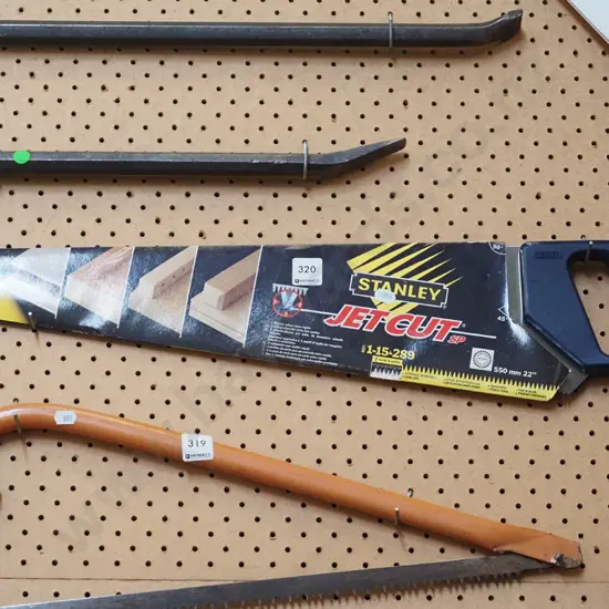 as-new Stanley hand saw